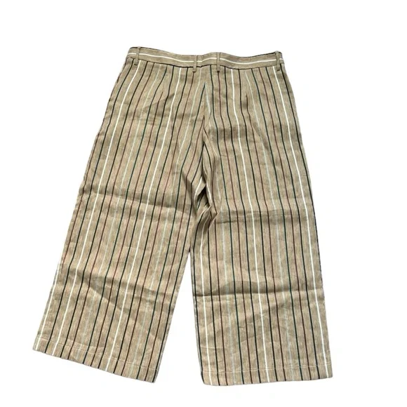 Eleventy Sabbia Striped Trouser Pant New